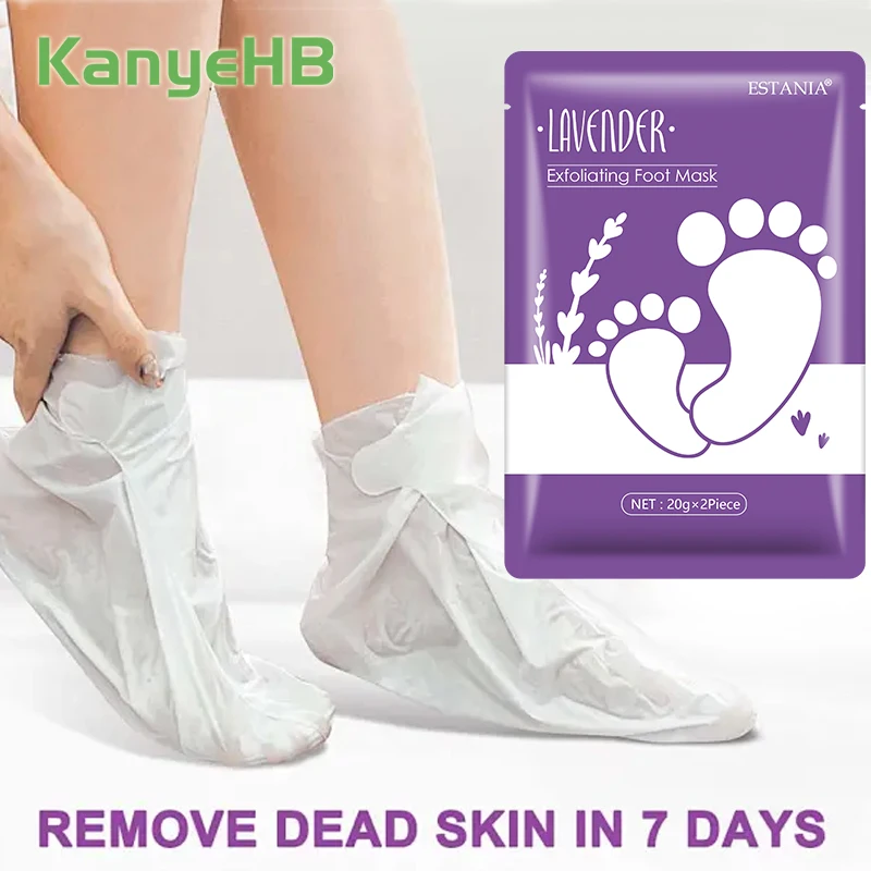 

Exfoliating Foot Mask Feet Peeling Mask Spa Socks Smooth Dead Skin Remover Moisturizing Whitening Foot Mask 1Bag=1Pair=2Pcs H106