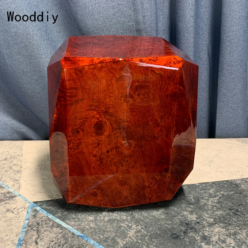 Wooddiy 6.5 Inch One Pair Speaker Box Gloss Classic Two Way Hifi Home System Louderspeaker Cabinet Bookshell Veneer