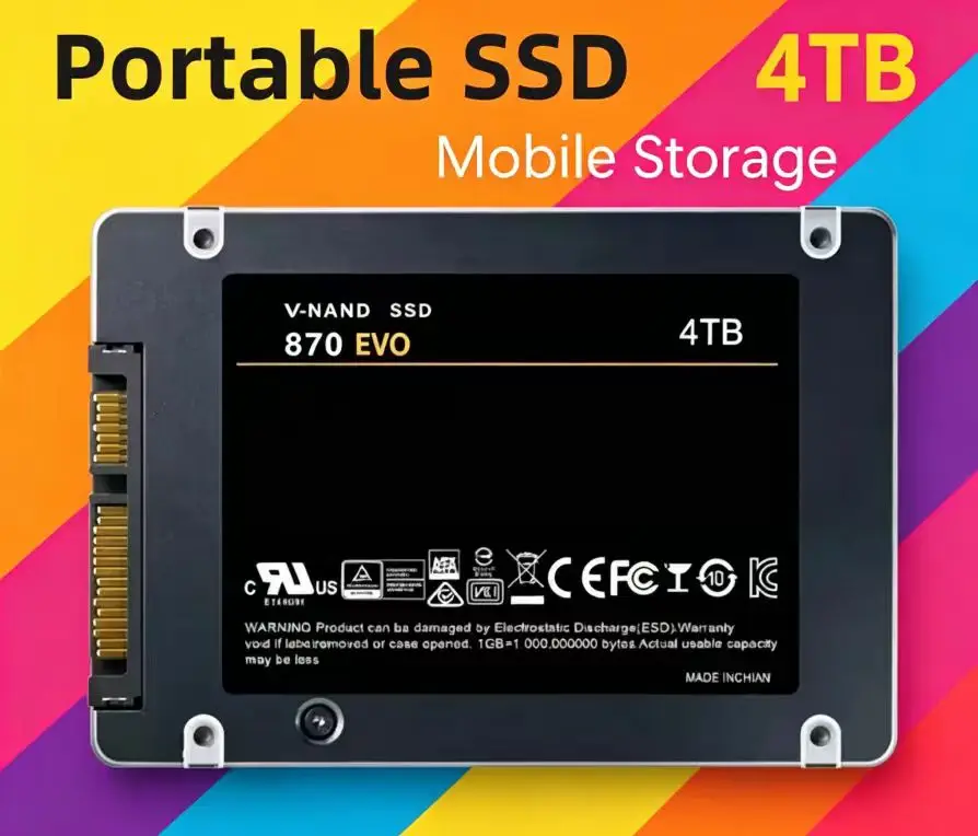 Disque SSD 870 EVO Haute Performance 2026 - Stockage rapide et durable pour ordinateur portable et gaming
