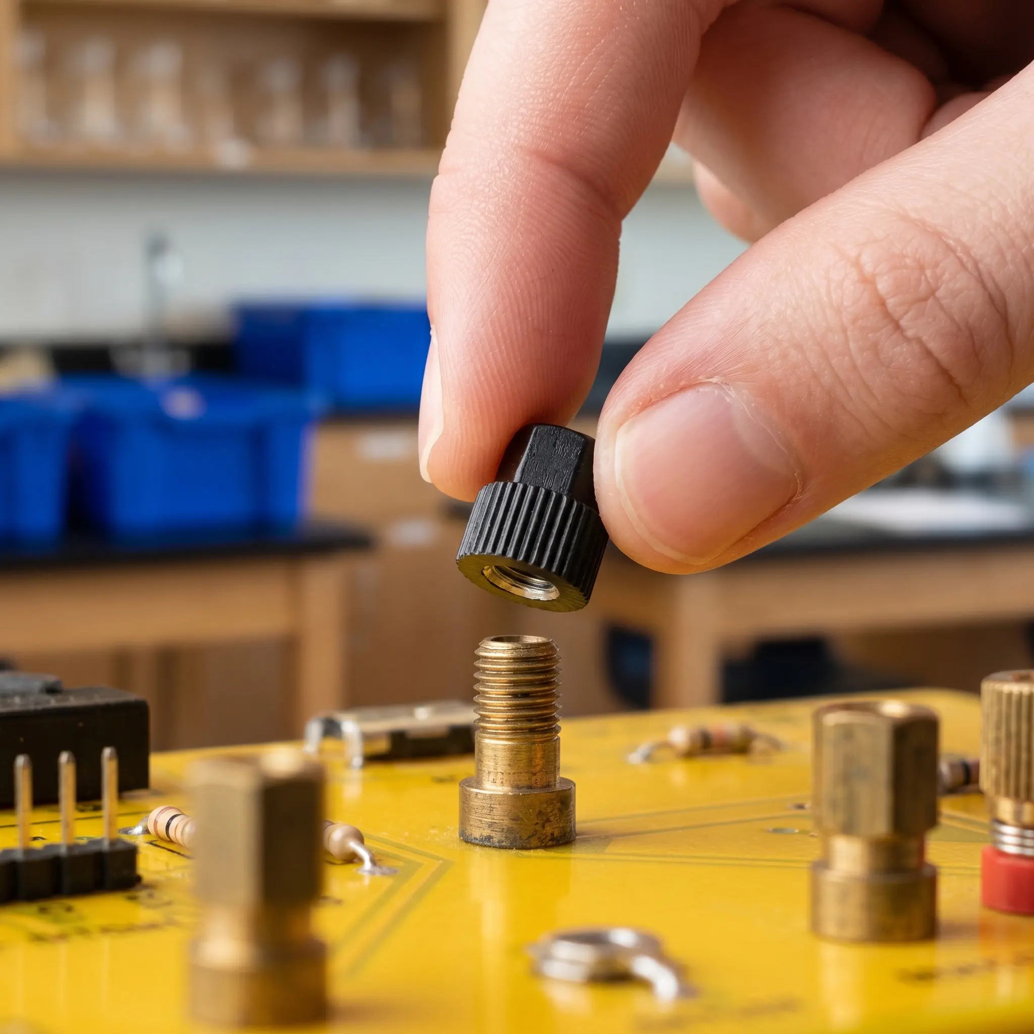 40Pcs Wire Connector Caps Binding Post Terminal Nuts Plastic Insulated Wiring Terminal Cap for Physics Lab Lamp Socket