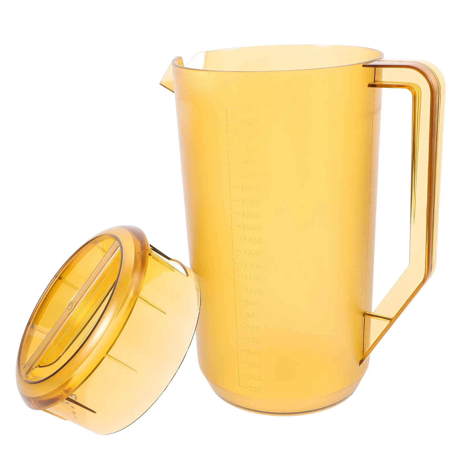 

Pc Cold Water Jug Frosted Design Accurate Measurement Markings Ideal for Multiple Servings Elegant Appearance