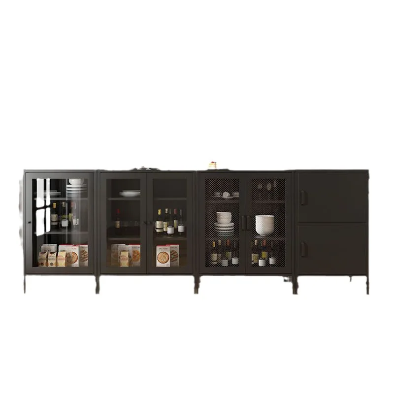 

Wrought iron side cabinet, locker, tea cabinet, living room balcony storage cabinet, kitchen cupboard, storage cabinet