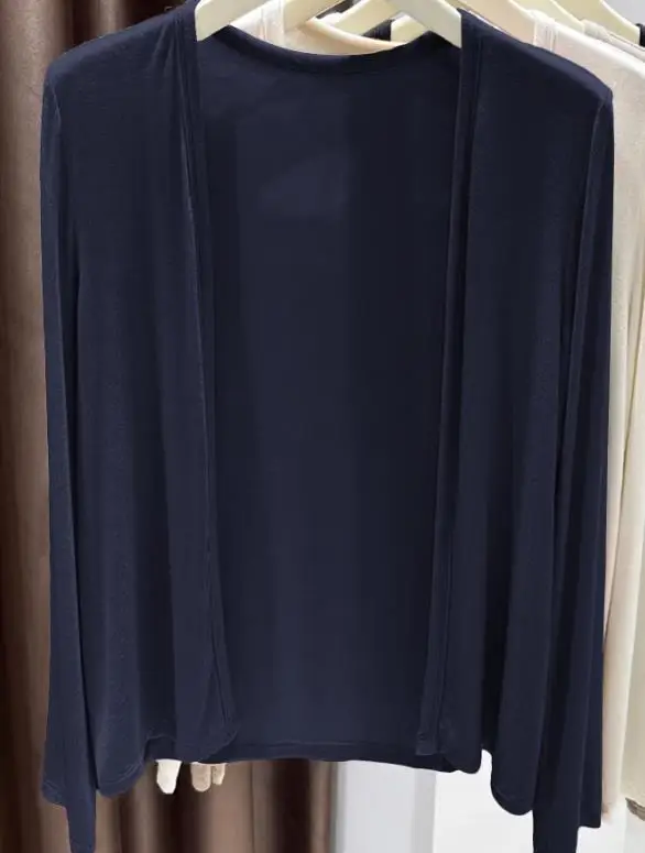 

2026 Spring/Summer New Women's Fashion Spicy Girl Basic Long Sleeve Open Collar Woolen Sweater Women's T-shirt Women's Clothing