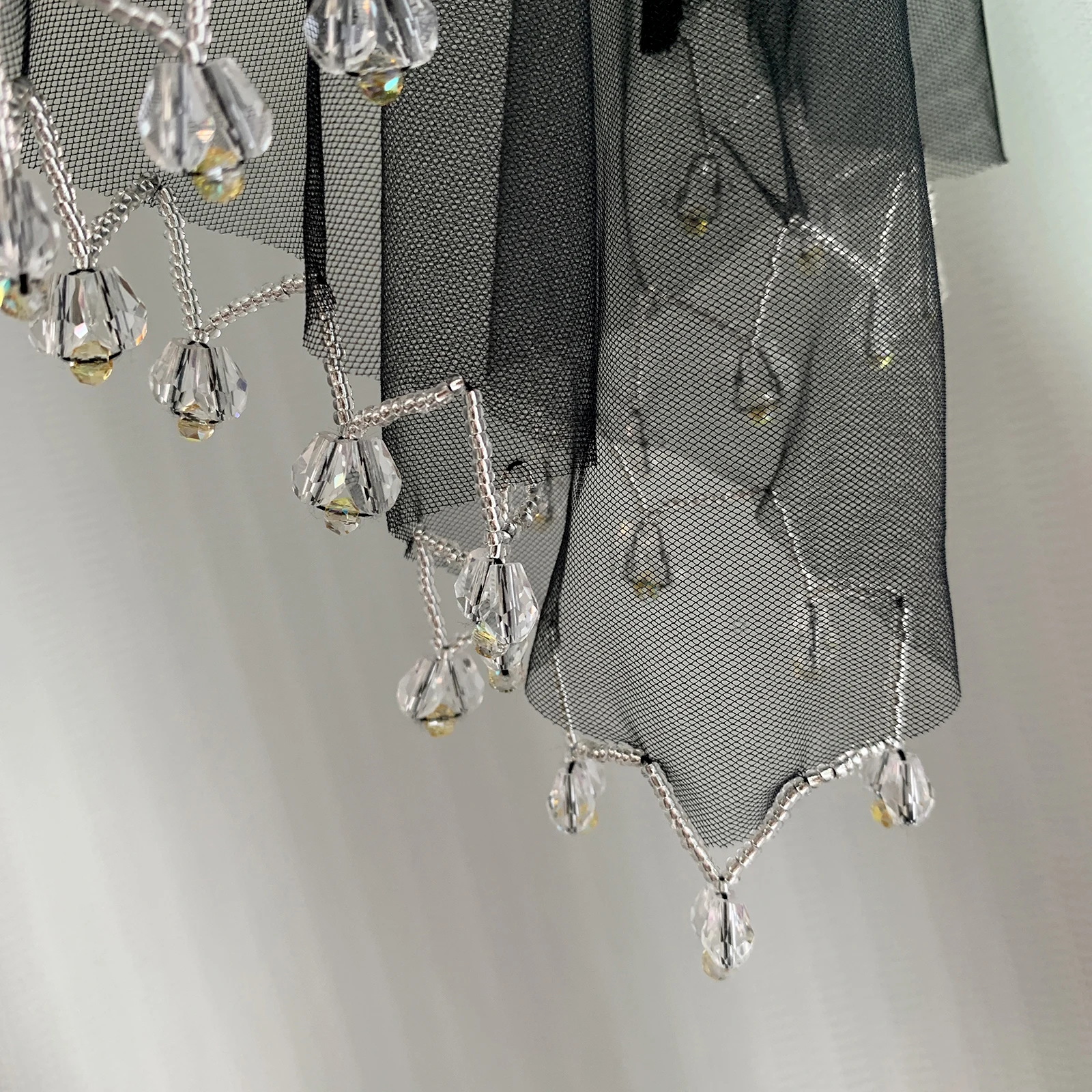 Yeni Siyah Peçe İnce Kristal S - Event Suppliers incelemesi ve fiyatı