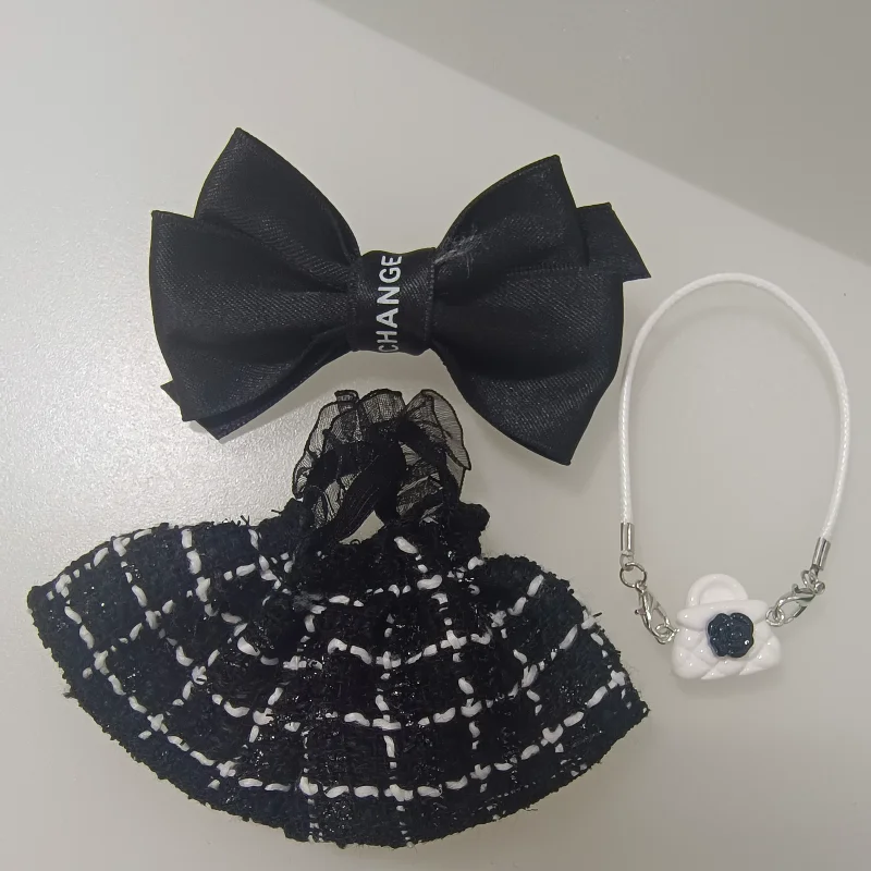 لعبة دمية عيد الميلاد جو زي تغيير مجموعة ملابس لابوبو هدايا سانتا كلوز العصرية والمتعددة الاستخدامات