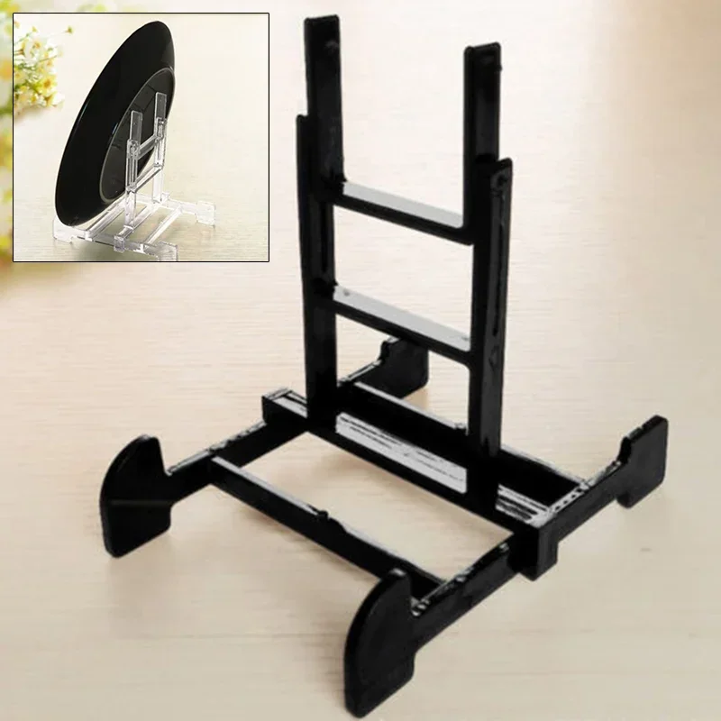 ALLGOOD 1pc Adjustable Display Stands Transparent Display Easel Bowl Plate Art Photo Picture Frame Holder Book Stands