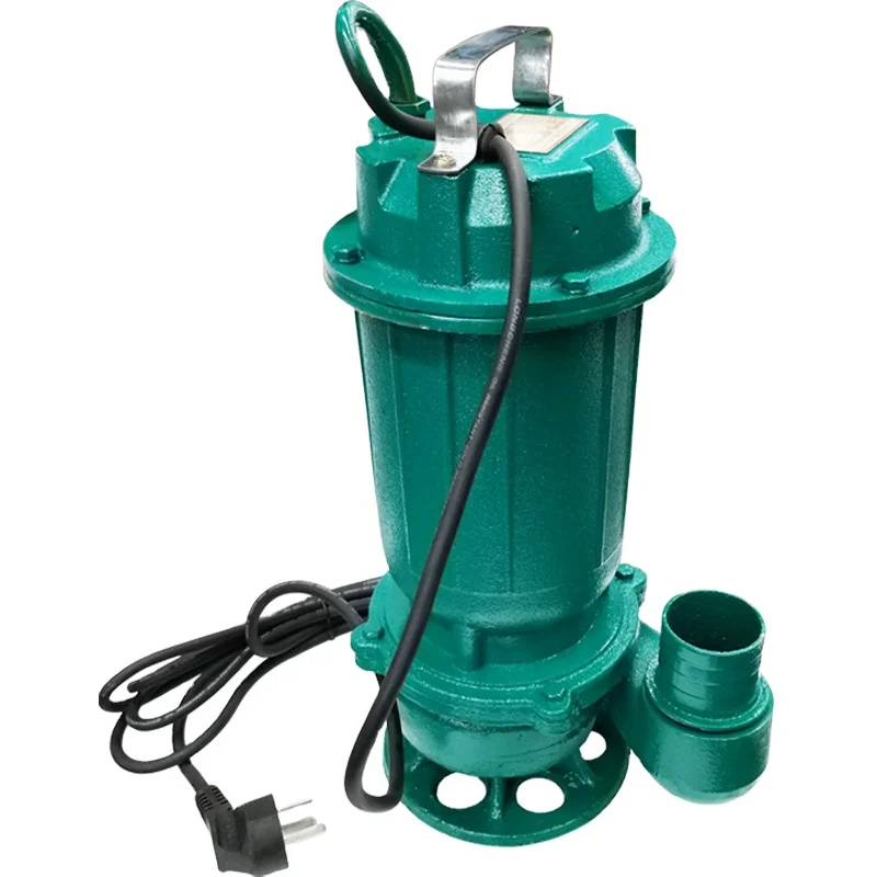 Machinery 1.5Hp 220v 50h self-priming Waste Dirty Water slurry lift Pumps Dewatering Centrifugal Submersible Sewage Pump