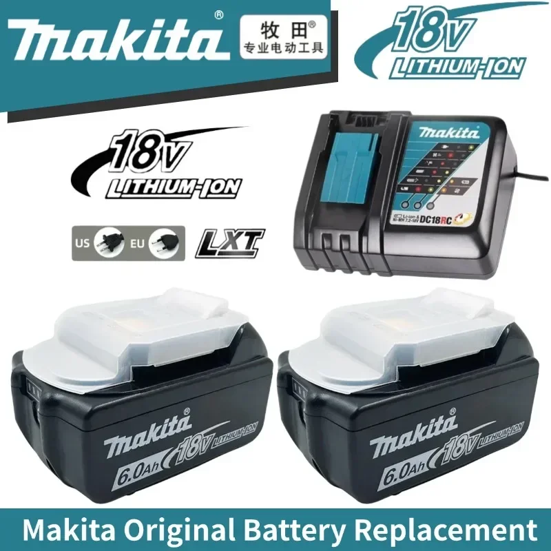 Batterie au lithium Makita 18V 6.0Ah/5Ah, pour outils électriques Makita BL1830 BL1830B BL1840 BL1840B BL1850 BL1850B
