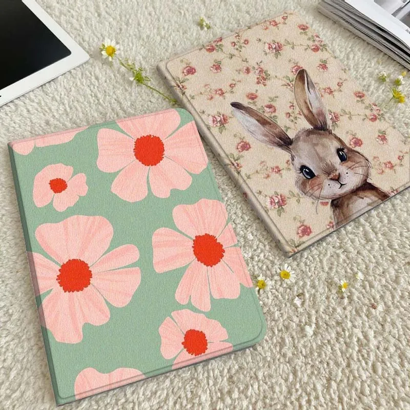 

Cartoon Pink Flower Gift Tablet Case For Xiaomi Redmi Mini Pad SE K 2 4 5 6 7 8 2023 2025 11 8.8 11.2 10.1 Pro