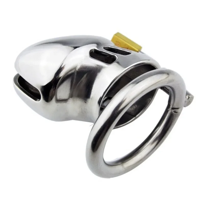 أجهزة القياسات الصغيرة المعدنية y acero غير القابلة للأكسدة الفقرة hombre، jaula para pen، cinturón para pen، candado، anillo #2