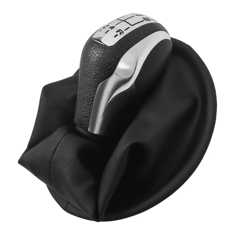 Precision Molded 5 Speed For Shift Knob with Elastic PU Leather Dust Boot for For Partner and For Berlingo III