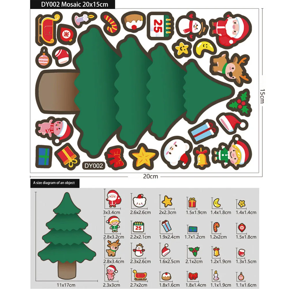 Christmas DIY Glass Stickers Pvc 1pcs Cute Snowman Suitable For Sticking To Smooth Places Such As Windo Ws Christmas