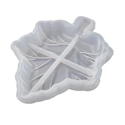 Maple Leaf Ashtray Tray Silicone Mold DIY UV Resin Jewelry Storage Mould Handmade Crafts Tools Jewelry Making
