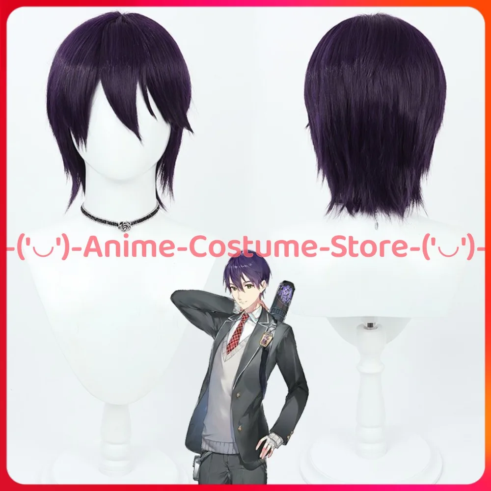 

NIJISANJI VTuber Kenzaki Touya Cosplay Wig Anime Game Character Halloween Carnival Party Costume Wigs Resistant Synthetic Hair