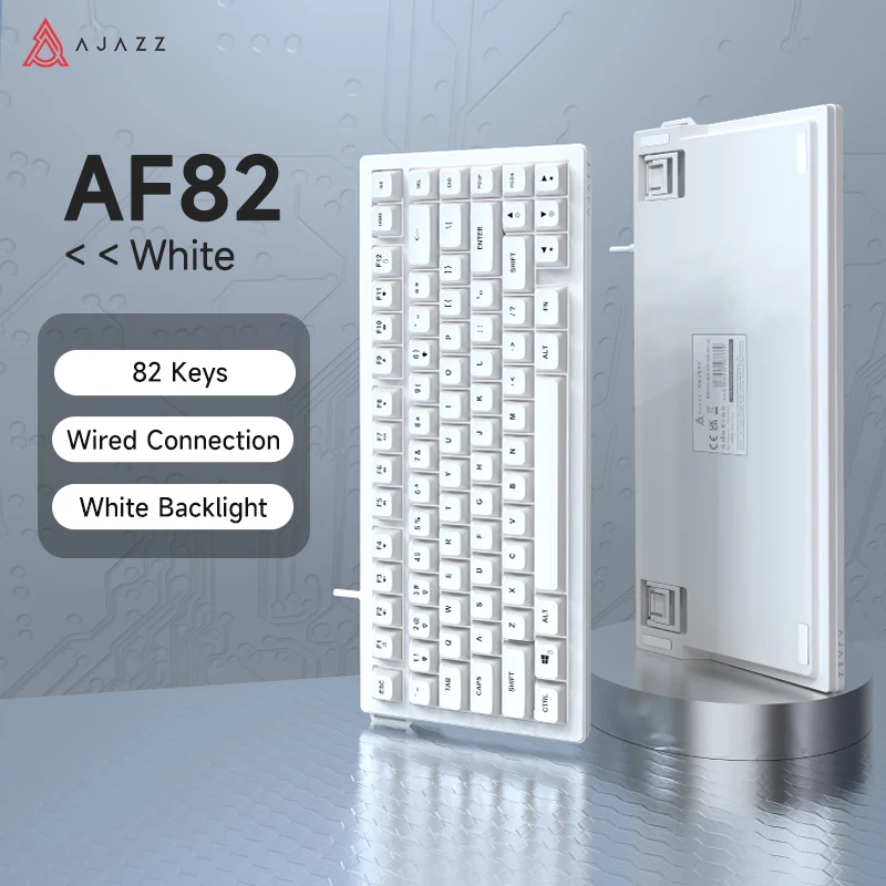 AJAZZ AF82 Low Profile Keyboard Office RGB Wired Gaming Keyboard