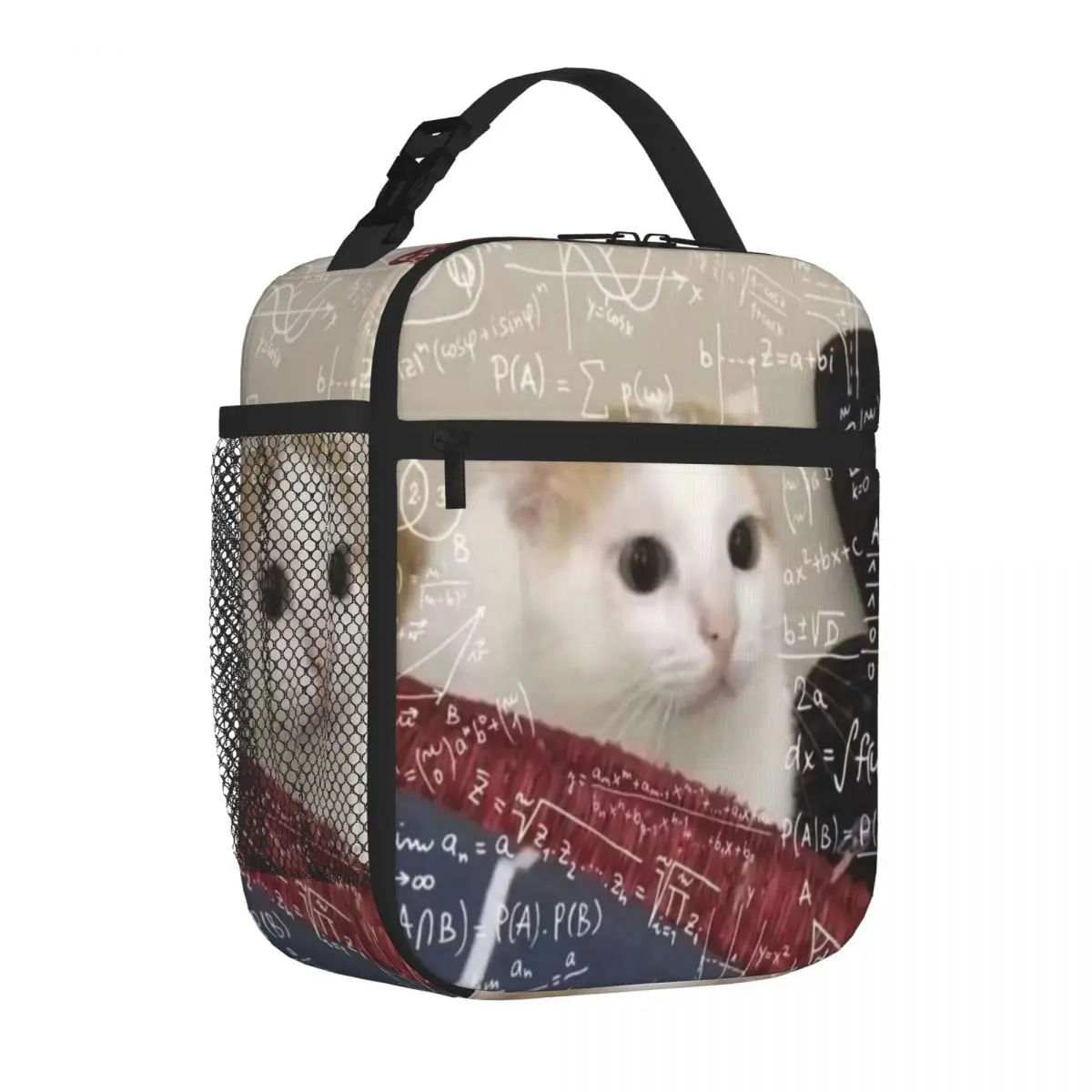Bestselling Math Not Mathing For Cat Crossbody Lightweight Lunch Bag Outdoor Construction Picnic Lunch Bag