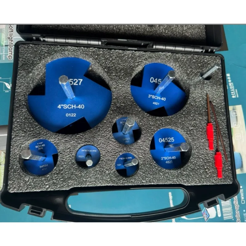 Amazon's new PVC pipe reamer 8-piece set of water joint pipe expansion knife multi-head