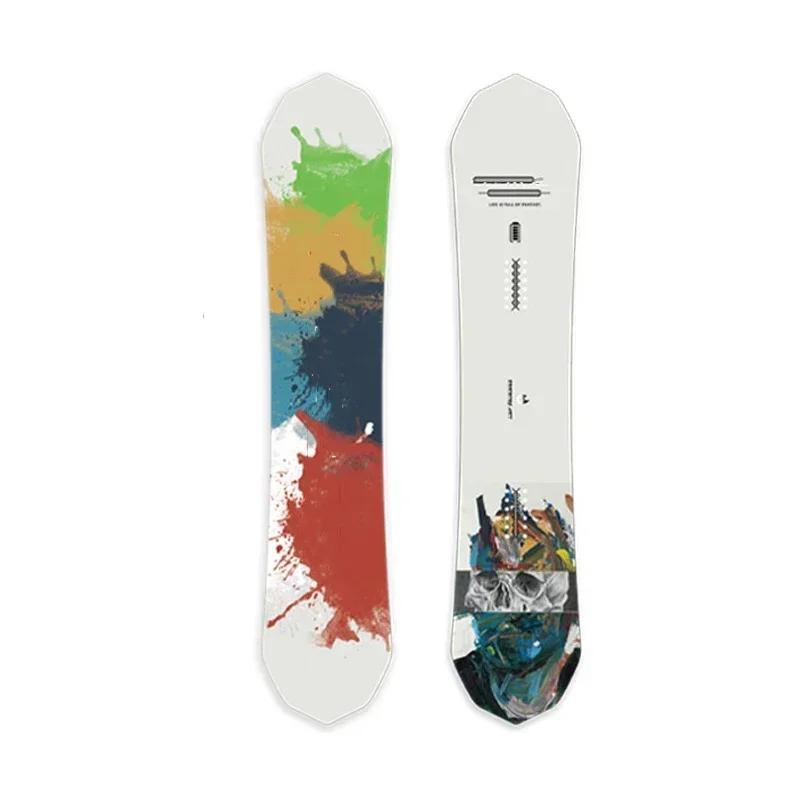 2022 new Custom Color Logo Snowboard Poplar Wood Core Adult Skis Board Snowboard Camber Snowboardind Tool for adult child