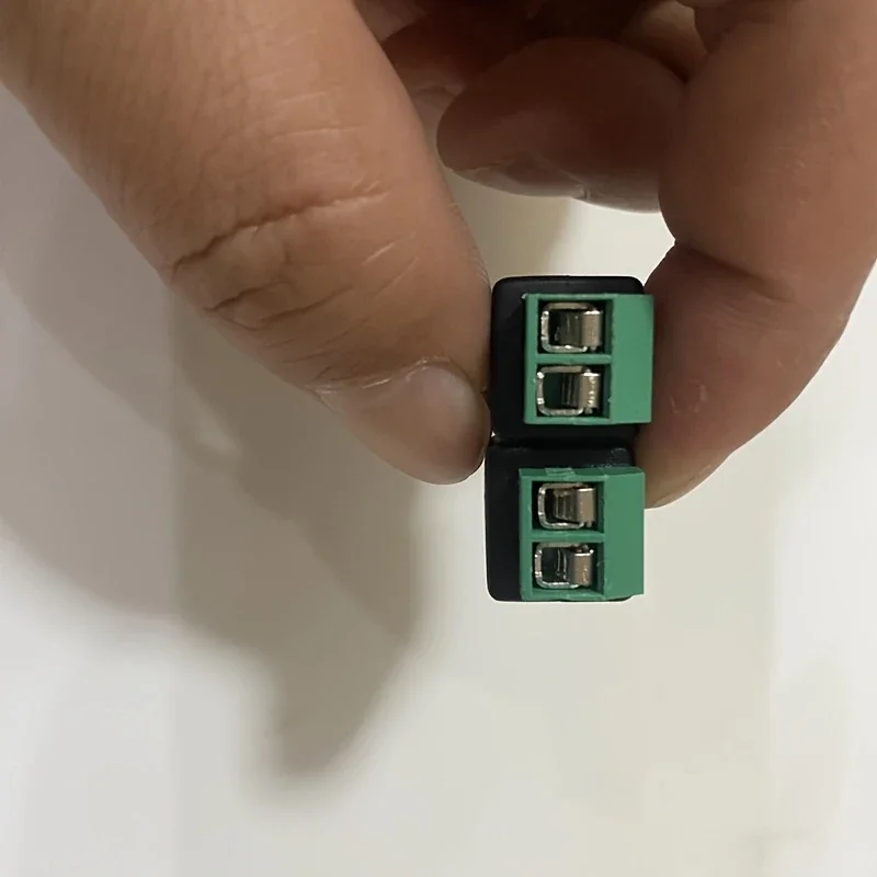 RCA Plug Male Female Connectors To AV Screw Terminal RCA Welding-free Audio Connector Adapter