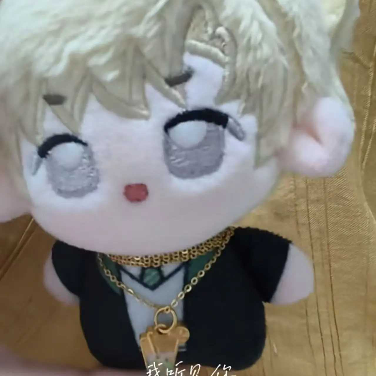 10 Cm Mini Doll Idol Draco Malfoy Keychain Anime Starfish Printed Yellow Hair Body Magic Toy Fot Kid Send Friends Cotton Doll
