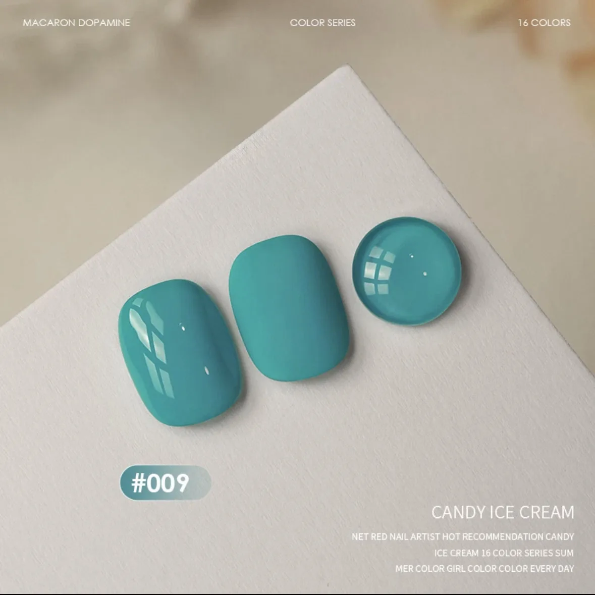 MIANEL 1-16 قطعة 12 مللي الصيف تبييض الحلوى الآيس كريم سلسلة هلام طلاء الأظافر 2025 شعبية معكرون الدوبامين الملونة طلاء الأظافر