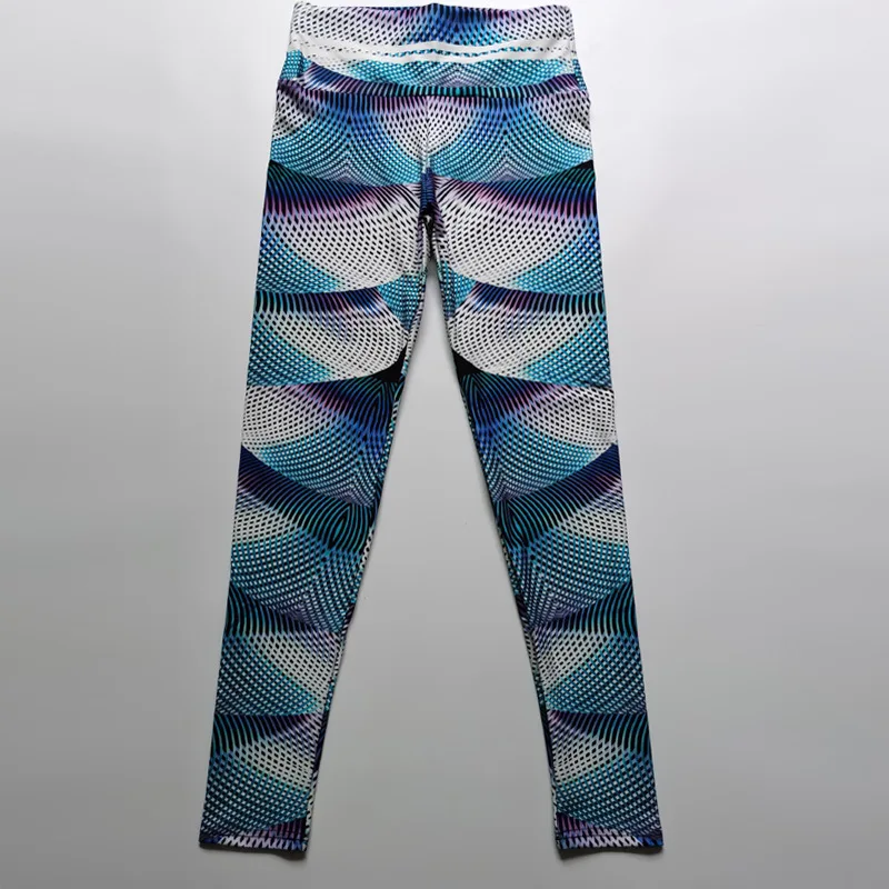 FCCEXIO gęste paski 3D drukuj kobiety spodnie Push Up Running sport Sexy legginsy obcisłe spodnie nowe spodnie jogi legginsy Fitness