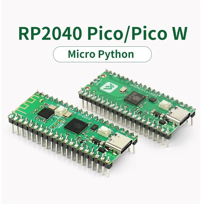 

Raspberry Pi Pico RP2040, ESP8285 WIFI, Mciro Python and C/C++, Programmable Development Board Designed for Program Education