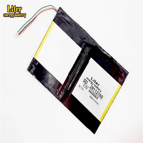 5 Thread Tablet Battery 6600mAh 3.7V Liter energy battery