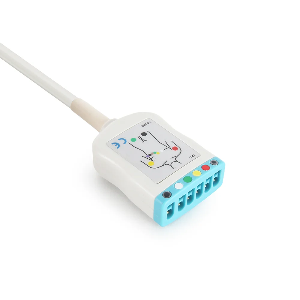 

GE Marquette 6-Lead ECG Trunk Cable for Carescape B105 B125 B450 Medical Consumables for ECG Cable
