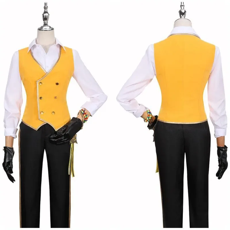 Savanaclaw Leona Kingscholar Cosplay Costume Twisted-Wonderland School Uniform Suits Leona's Cospaly Wig Game And Anime Clothing