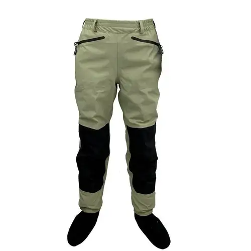 Trampas de cintura para pesca con mosca, transpirables, impermeables, de 3 capas, pantalones altos, Wader, pantalones duraderos para caza de pato