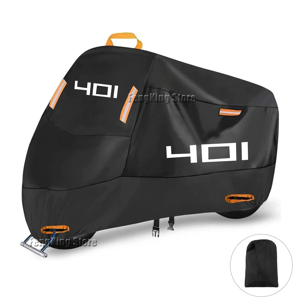 

Чехол для мотоцикла, водонепроницаемый уличный всесезонный пылезащитный УФ-защитный чехол от дождя для скутера Svartpilen 401 Vitpilen 401