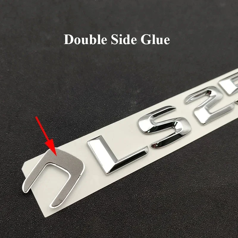 QA 3D   Chrome Car Rear Trunk Badge Decal Sticker for CLS 53 63 300 320 350 400 450 500 Emblem Logo For Benz W218 W219 C218 C257 view 4