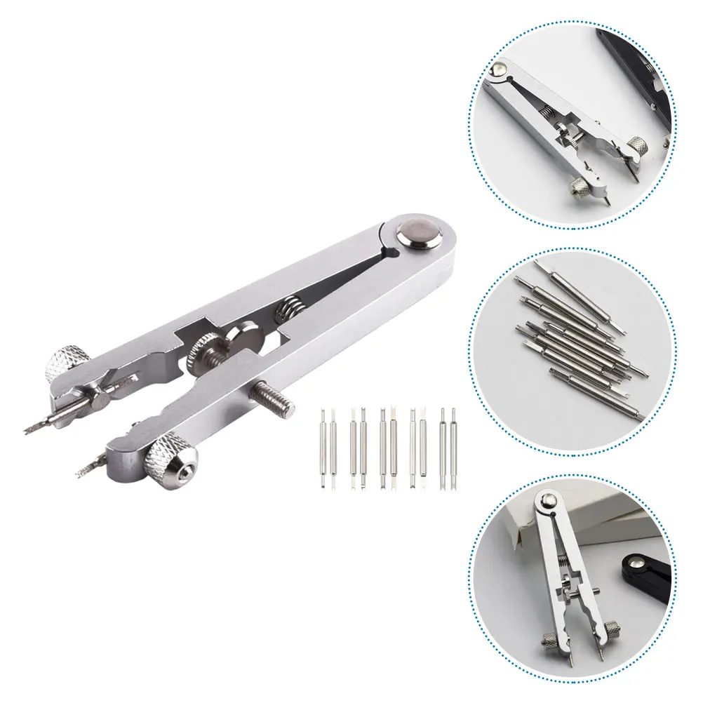 

Aluminum Alloy V Shape Strap Clamp for Watch B Removal Spring Bar Pliers Repair Tool Lightweight Durable Fix Belt Watch
