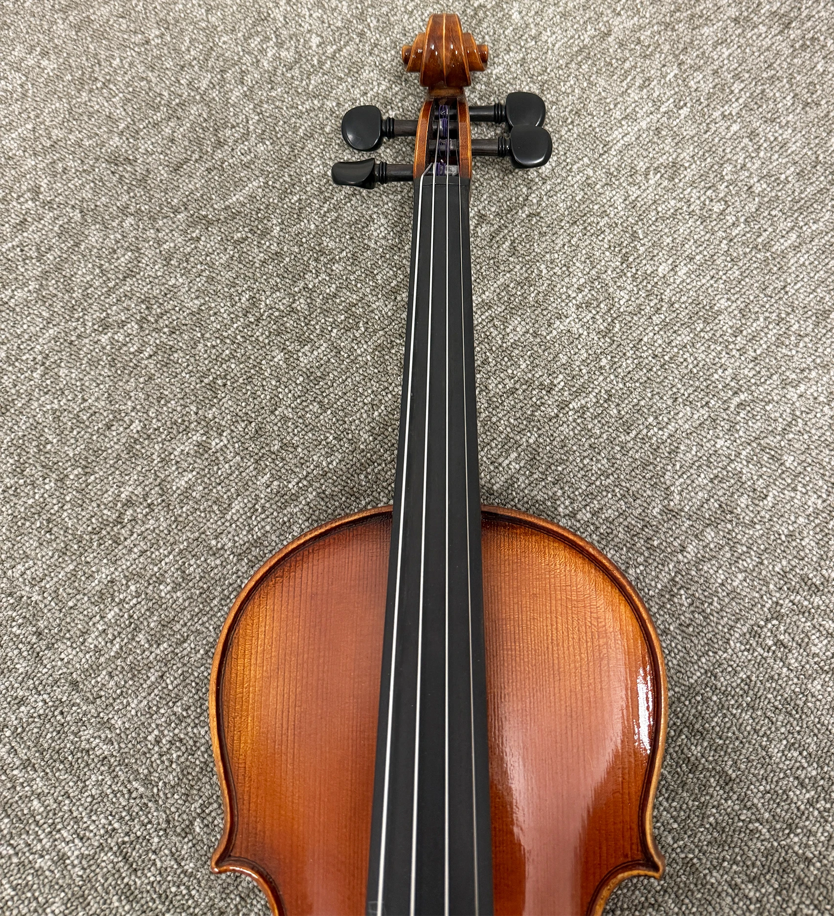 高級虎皮模様手作りバイオリン4/4、手描きプロ仕様バイオリン4/4