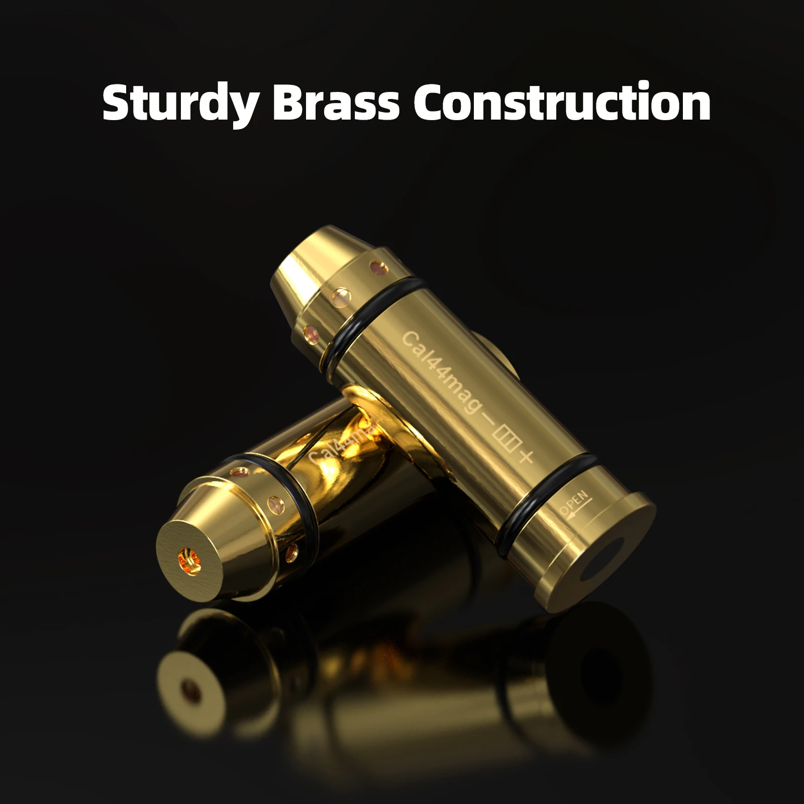 44mag ريد دوت الليزر التدريب خرطوشة النار الجاف التكتيكية رصاصة المدرب لممارسة علامات المسدس وتنمية المهارات