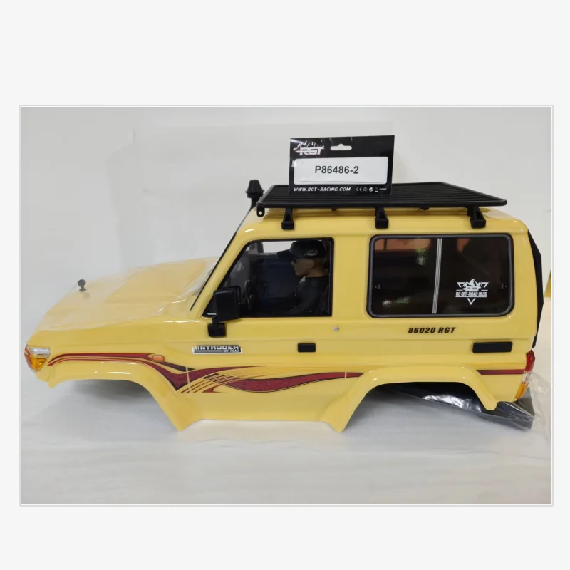 RGT RC Spare Parts P86486-1 Red PC Pre-assembled Completed  Bodyshell P86486-3  For RGT EX86020 1/10 scale RTR crawler - Intrude