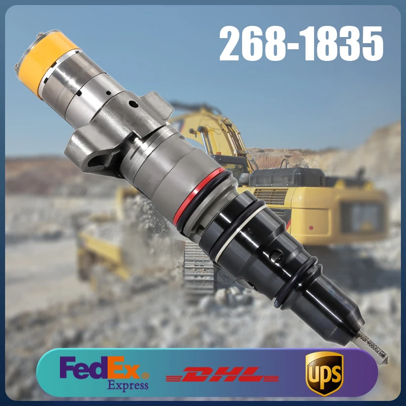 

268-1835 High Quality Common Rail Fuel Injector 2681835 for Caterpillar C7 Excavator 324D 325D 328D 329D Wheel Loader 950H
