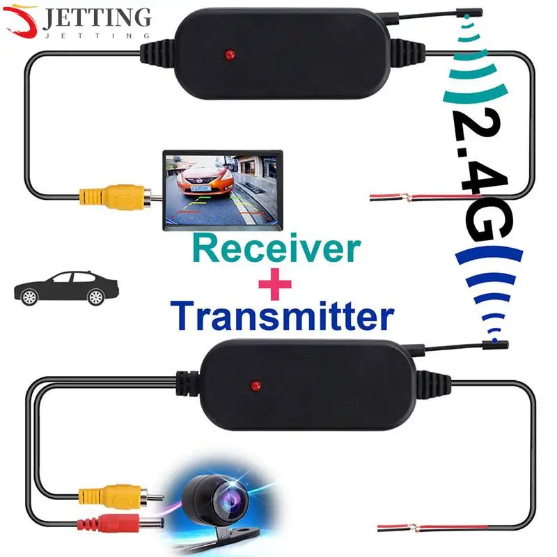 Hot Sale 2.4G Wireless Transmitter & Receiver For Car Reverse Rear View Backup Camera And Monitor Parking Assistance Vehicle CAM