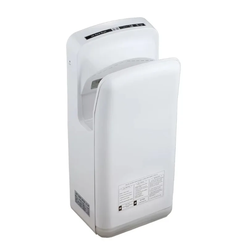 Plastic Carbon Brush Motor Sensor Deluxe Jet Automatic Hand Dryer with UV Light & HEPA Filter for Hotel Public Use
