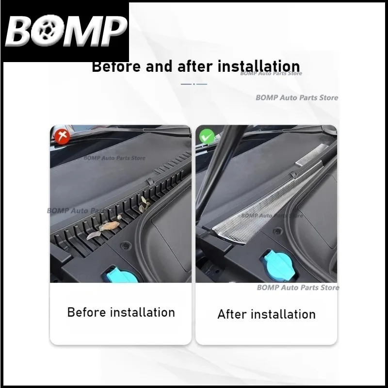 For BYD  Leopard Titanium 3 2025 Front Engine Hood Insect Net  Air intake Anti-blocking Protector Auto Modification Accessories