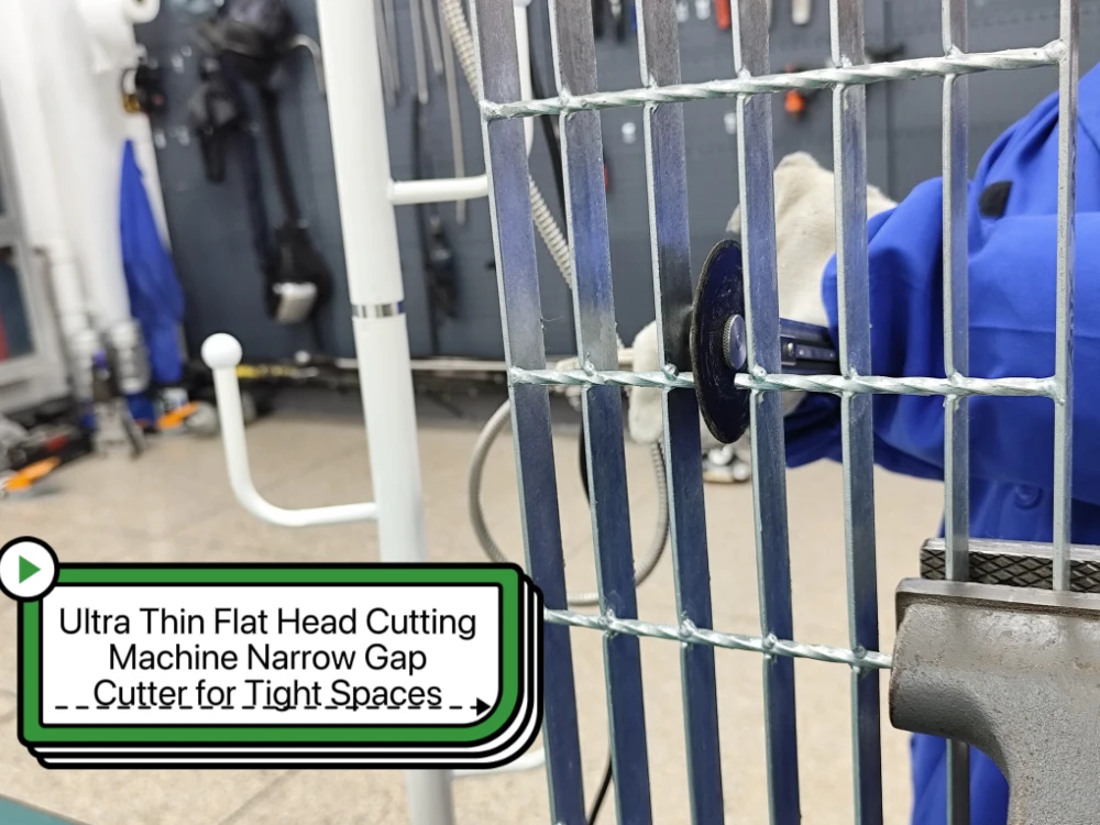Flat Head Cutter Narrow Space Long Handle Cutting Machine for Metal Cutting Ultra Thin Cutting Machine for Tight Spaces