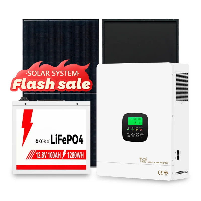 

Complete 5KW-30KW Hybrid Grid Solar Energy System for Home Use Monocrystalline Silicon Panel 25KW Lithium Ion 15KW 8KW MPPT