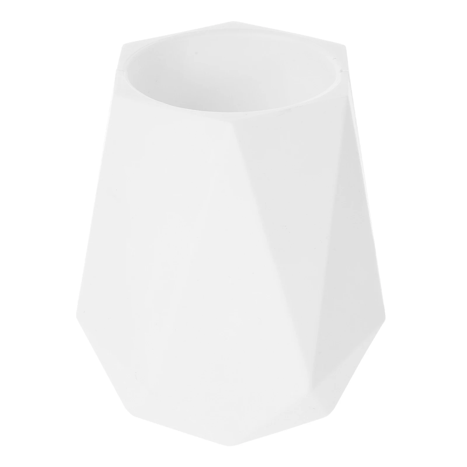 

Silicone Pencil Holder Geometric Design Waterproof Desk Organizer For Pens Makeup Brushes Flower Vase Office School