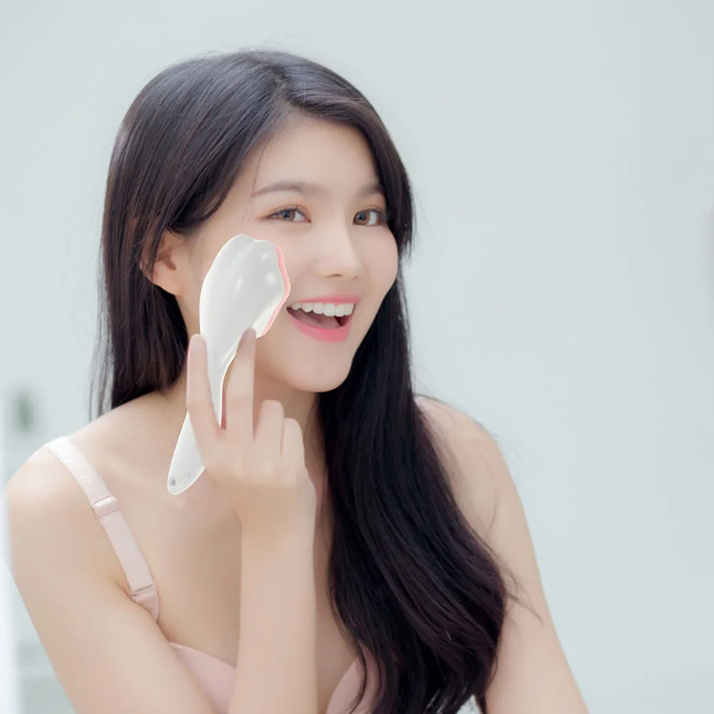 

2Pcs FoodGrade Silicone Face Scrubber Manual Facial Cleansing Brush Safe Skin Cleaner For Women And Children