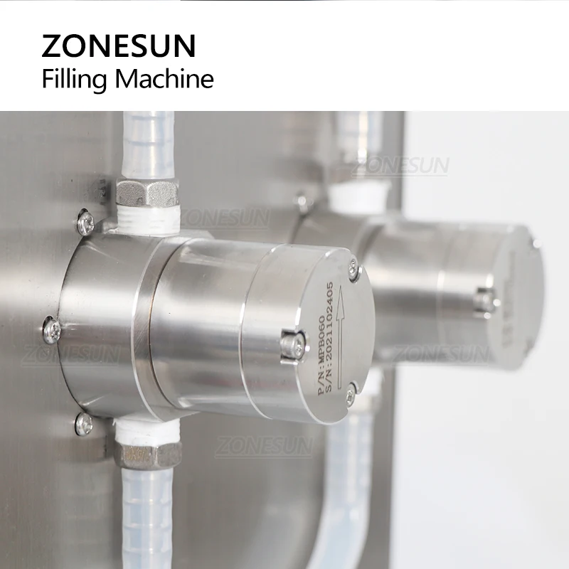 Zonesun flüssige Füll maschine Magnet pumpe Wasser Saft ätherisches Öl Flüssigkeit quantitative Füllstoff Verpackung Produktions ZS-YTMP2S