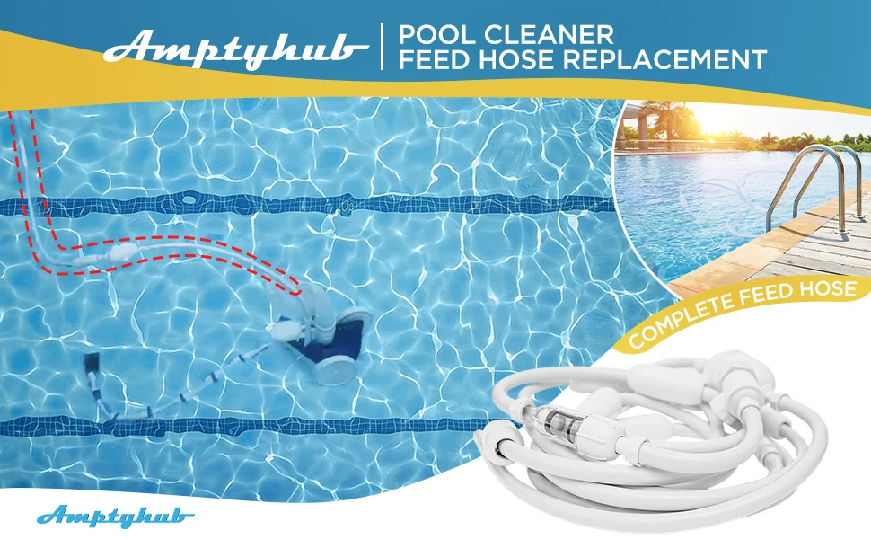 Upgrade Pool Cleaner Feed Hose Replacement for Zodiac Polaris 280 380 180 3900 Pool Cleaner Feed Hose G5(Not Compatiable with Polaris 360)