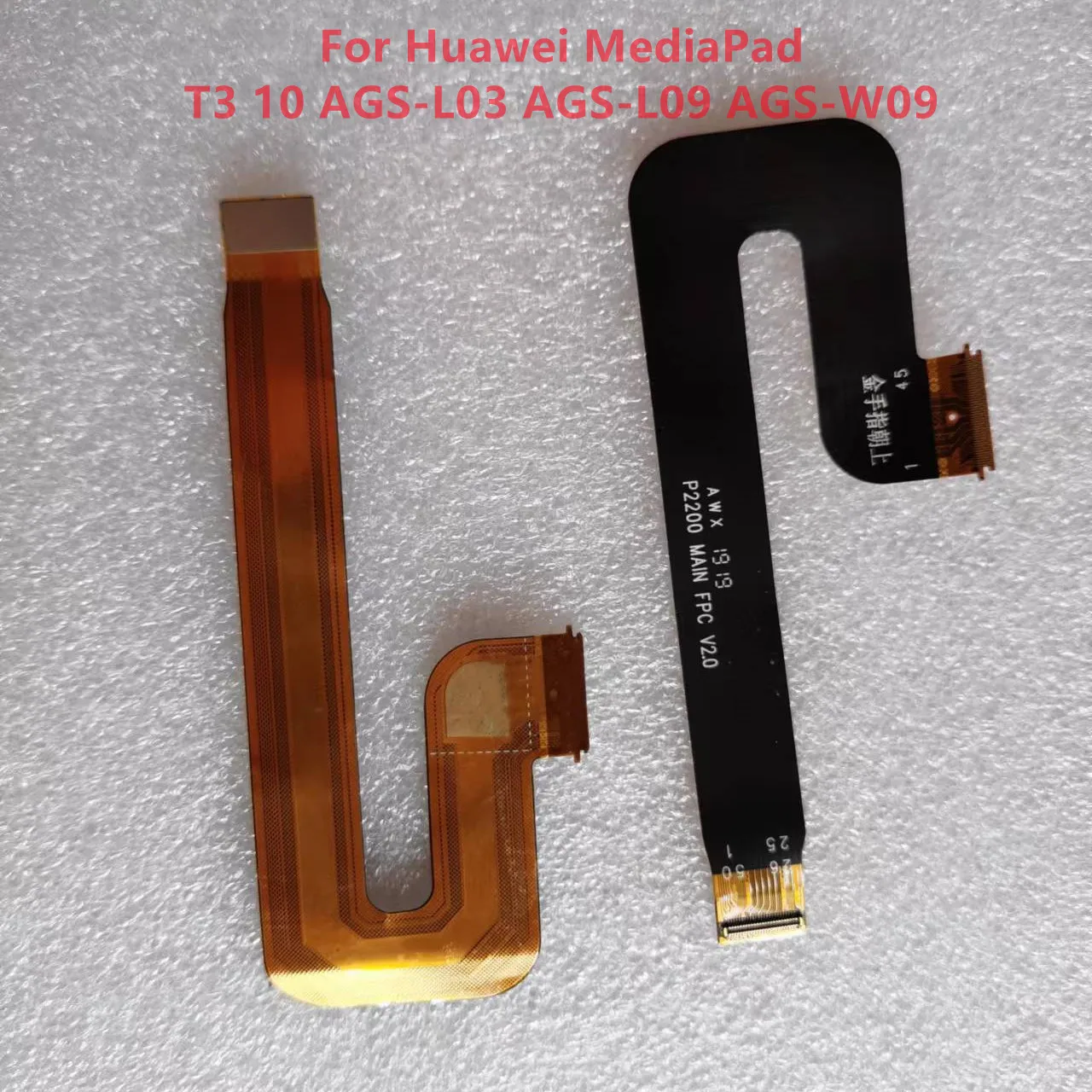 LCD Display Connector Mainboard Flex Cable For Huawei Mediapad T3-10 T3 10 AGS-W09 AGS-L09 AGS-L03 Connect Motherboard 100% Test