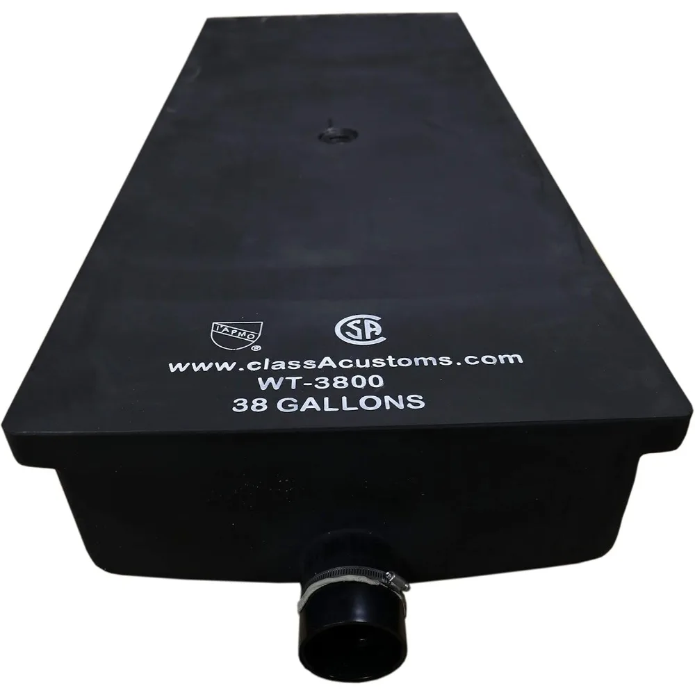 Tanque de residuos RV Tanque de almacenamiento de agua negro de 38 galones WT-3800