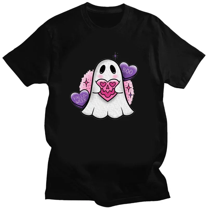 Hallowmas The Ghost Has A Pumpkin T-shirt Create Funny Gift T-shirts Graphic T Shirts  Women Clothing Tops Ropa De Mujer